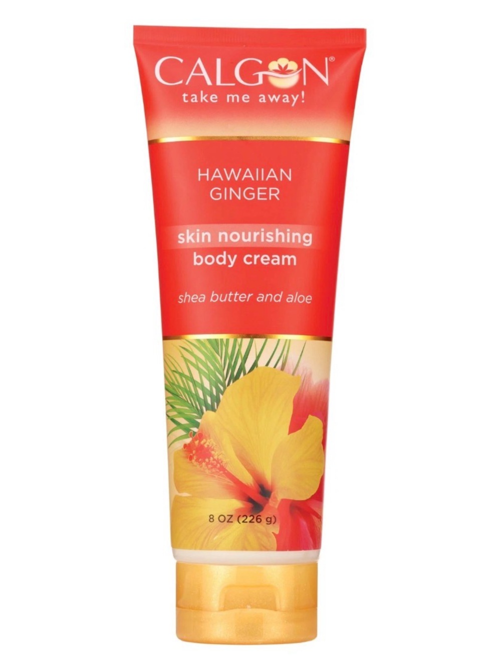 Calgon Take Me Away! Hawaiian Ginger Skin Nourishing‎ Body Cream 8 oz NEW